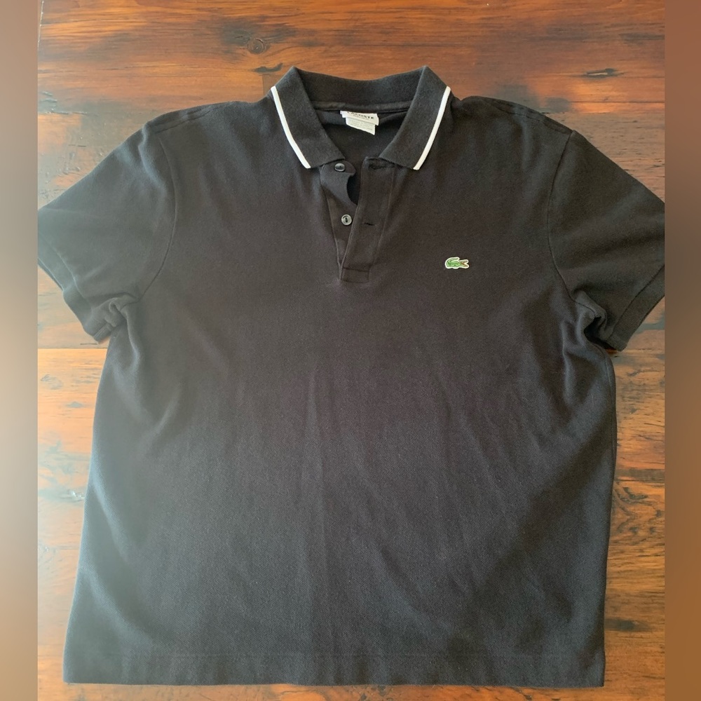 Lacoste Short Sleeved Collared Shirt